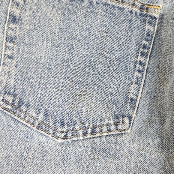 Wrangler Jeans Mens 38x34 Blue Denim Slim Straight Leg Rodeo Ranch Hand Workwear - Picture 16 of 16